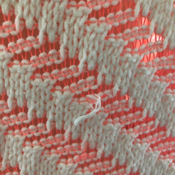 Juicy couture  orange/white striped sweater SZ M - Picture 8 of 10